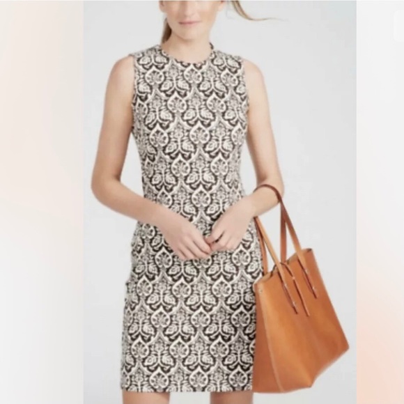 J. McLaughlin Devon Bainbridge Damask Sheath Dress